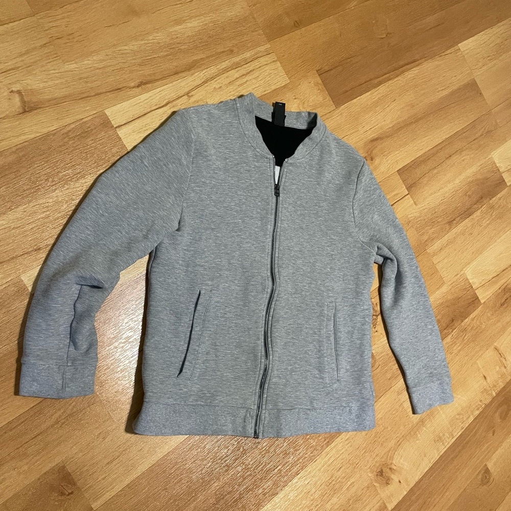 H&M Mens Grey Cardigan Full Zip Size L